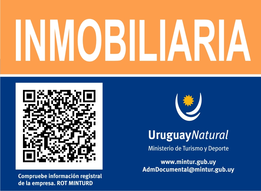 Distintivo de inmobiliaria registrada en el Ministerio de Turismo y Deporte del Uruguay